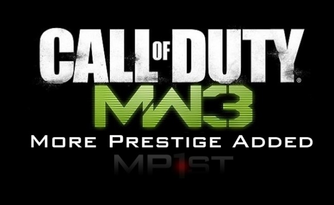 MW3 Prestige Levels 16-20 to Be Added to Xbox 360 on May 15th, PS3 in June