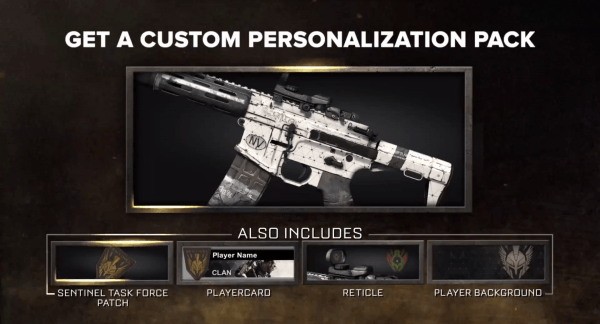 Personalization Pack COD AW