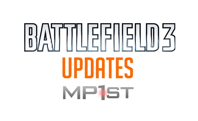 Battlefield 3 Updates in white