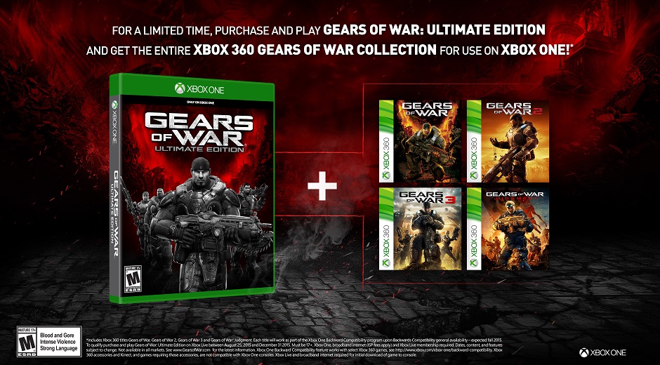 Gears of War: Ultimate Edition Brings Entire Gears Collection To Xbox One Backwards Compatibility Program