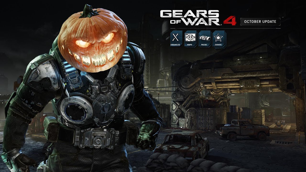 Gears of War 4 Updates Bringing New Maps & Xbox One X Support, Halloween Event Begins This Week