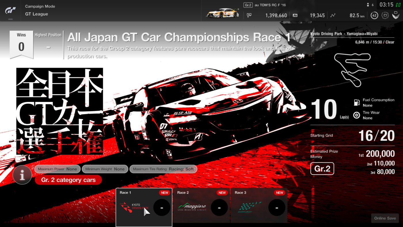 GT Sport 1.15 Now Live, Adds New Events and More