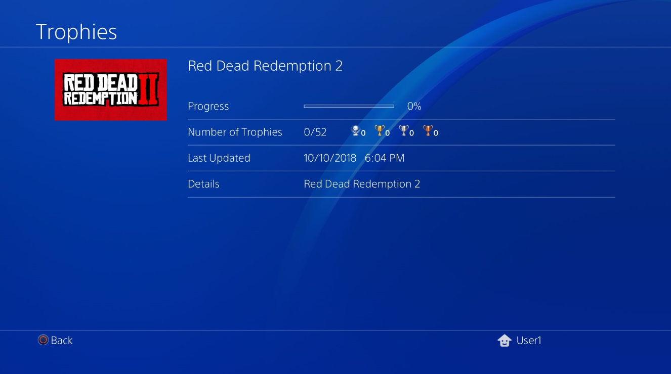 red dead redemption 2 trophies