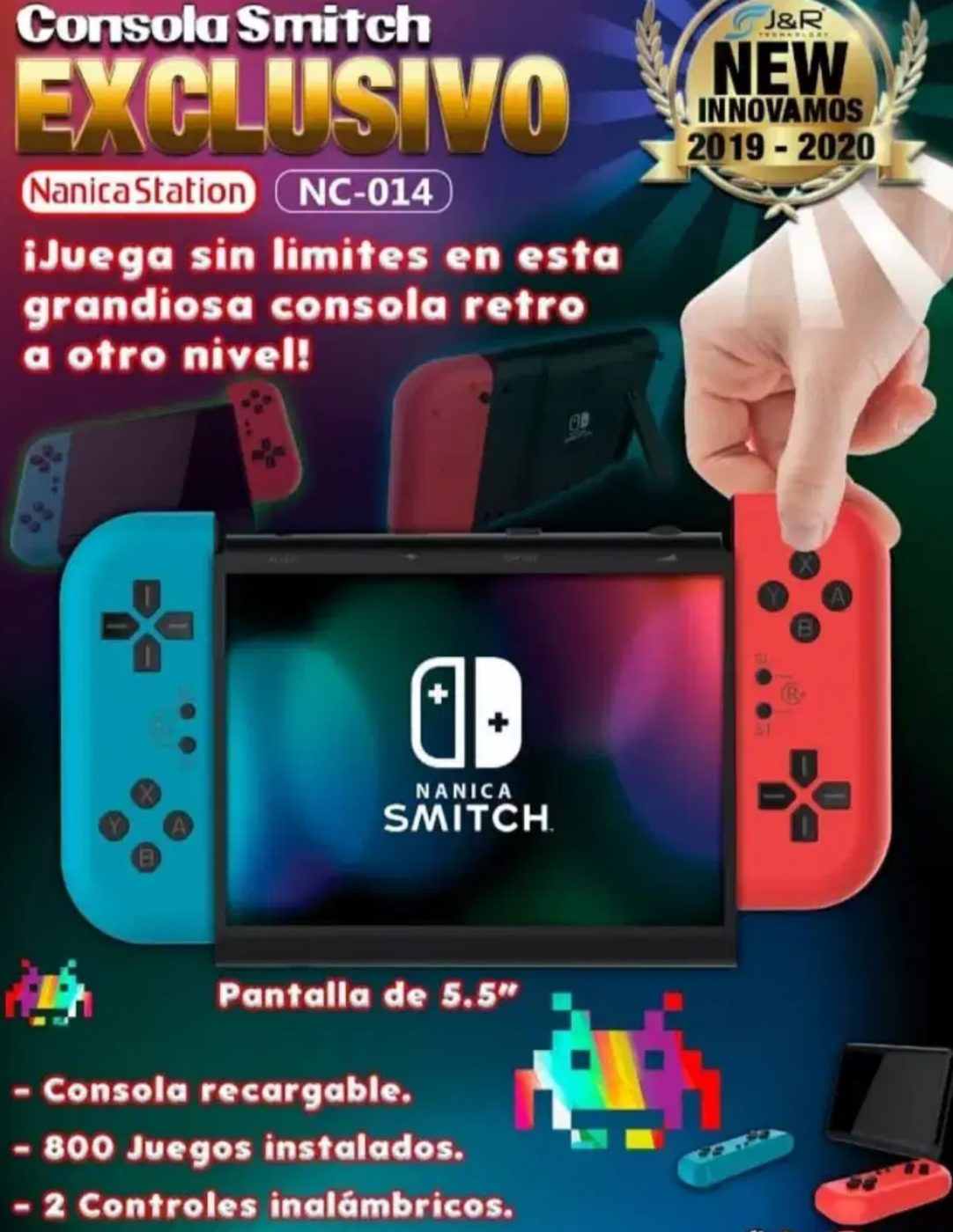 The Nintendo Switch Clone Is Here Meet The Nanica Smitch Mp1st