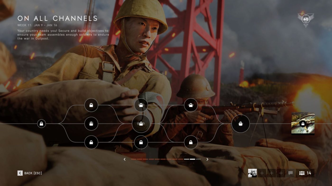 battlefield v weekly challenges