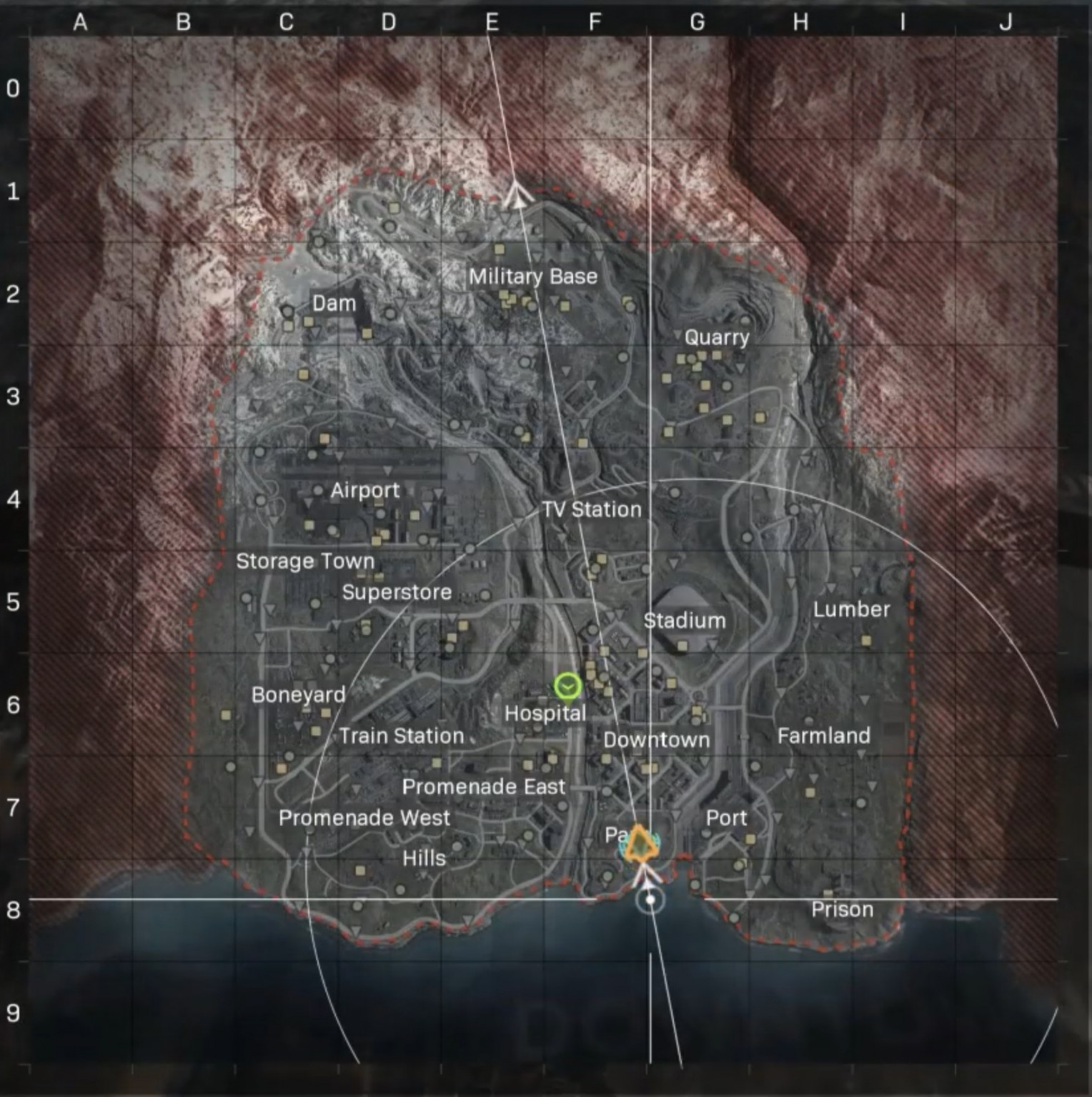 Complete Call of Duty Warzone Map Revealed; Includes Markers, Locations