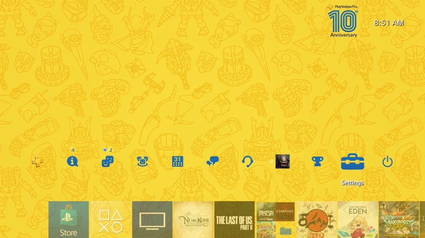 Free Playstation Plus 10th Anniversary Ps4 Theme Now Out Here S The Download Link Preview Mp1st