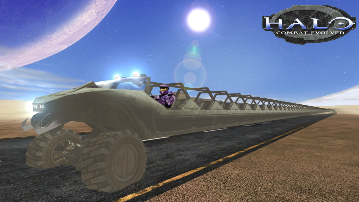Modder Pushes Halo 1 to Its Limits to Create the Longest Warthog Ever.