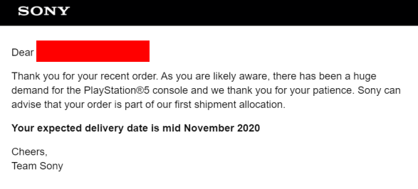 PS DIRECT SHIPPED MY PS5 (2 DAYS) FREE 