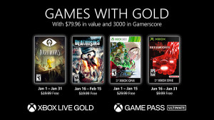 Xbox Games With Gold for January 2021