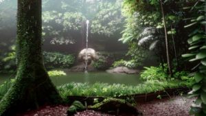 dreams ps5 waterfall