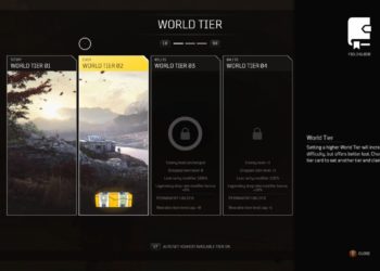 outriders world tier guide