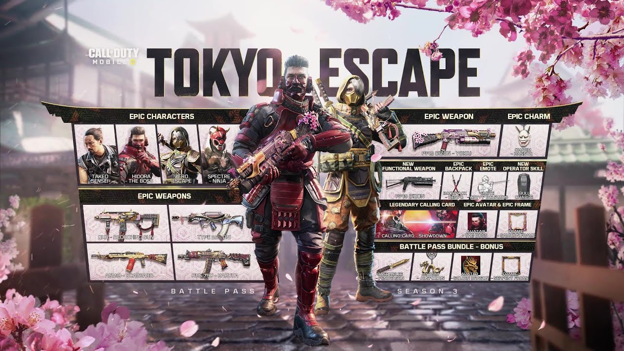 Call of Duty: Mobile Season 3 Tokyo Escape