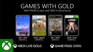 Xbox Games With Gold Free Games July 2021