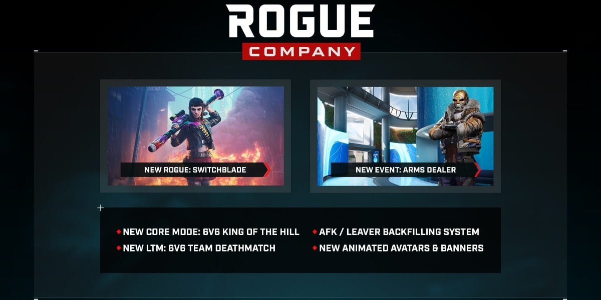 Rogue Company Update 1.62