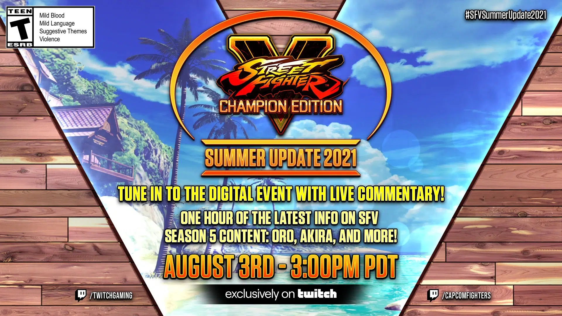 Street Fighter 5 Summer Update 2021