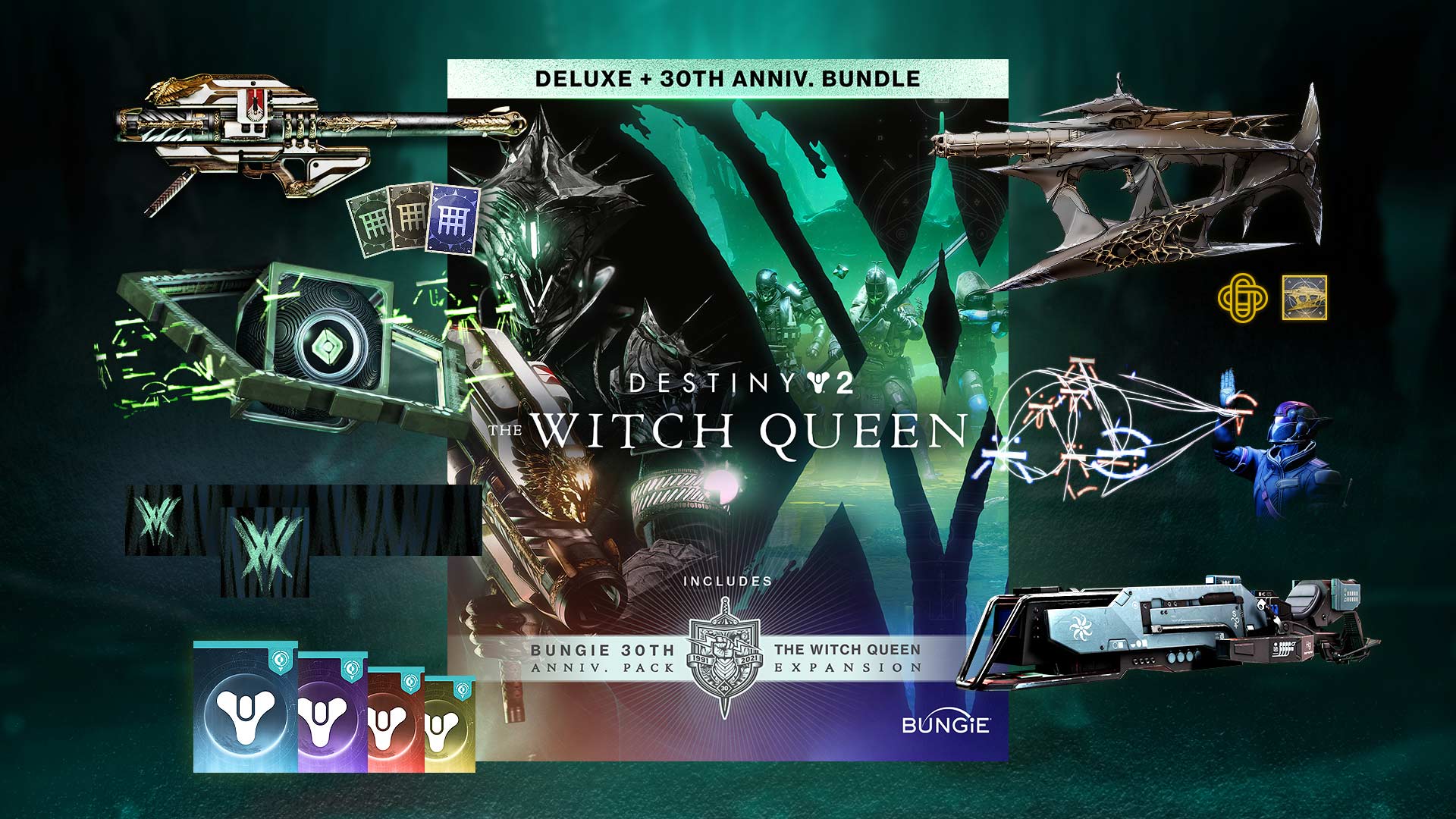 Destiny 2 The Witch Queen Different Editions, Bungie 30th Anniversary