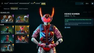 rainbow six extraction shop