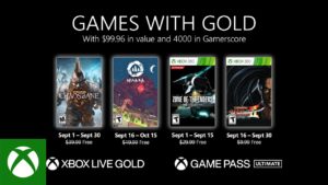 Xbox Games With Gold September Free Games