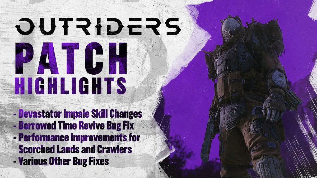 Outriders Update Patch Notes