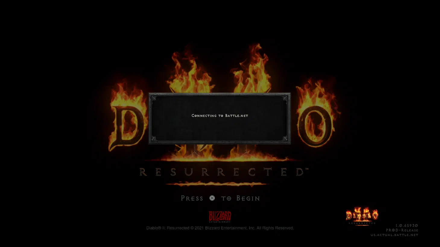 Diablo 2 Resurrected Down