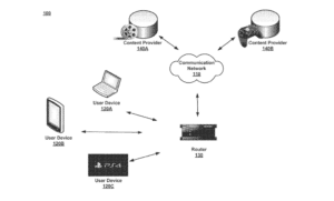 sony patent bandwidth management
