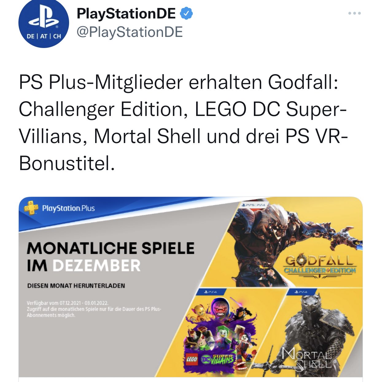 Sony Germany Accidentally December PS Games