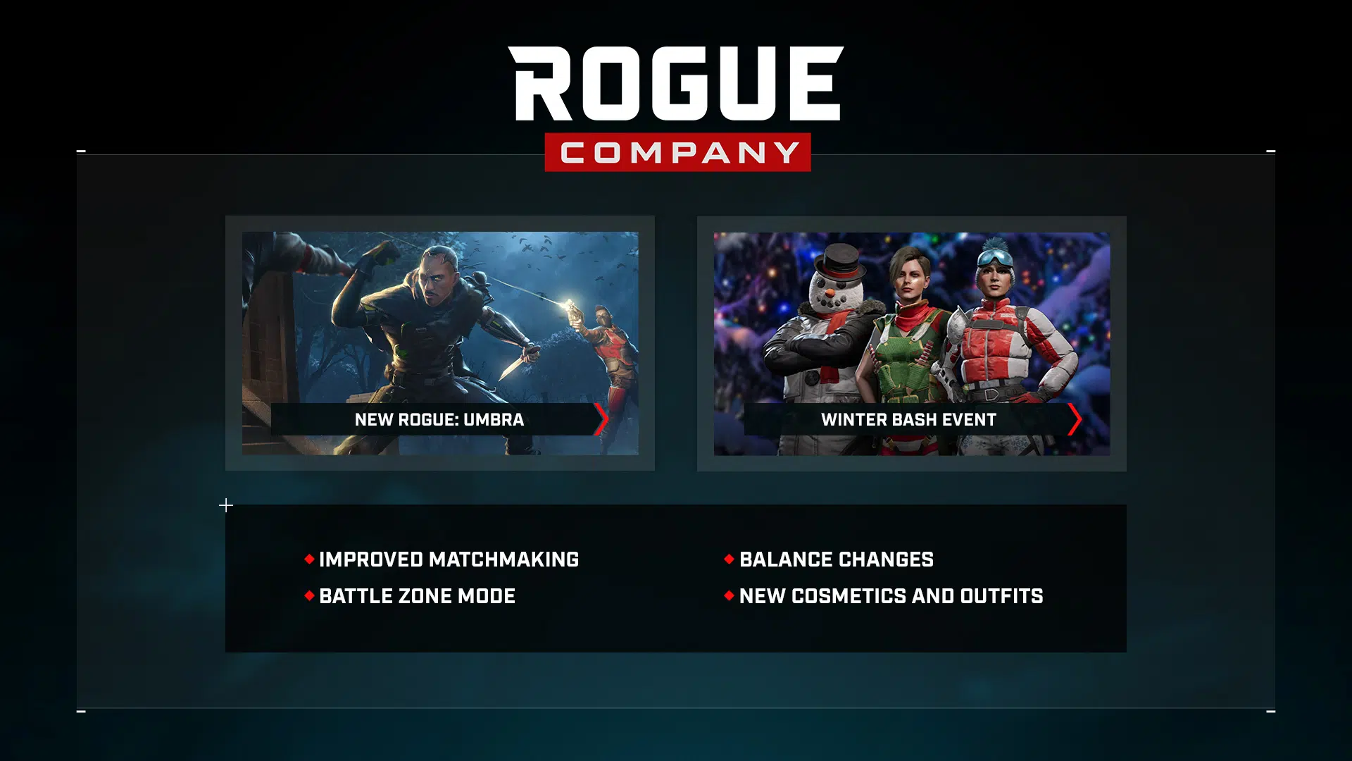 Rogue Company Update 1.86