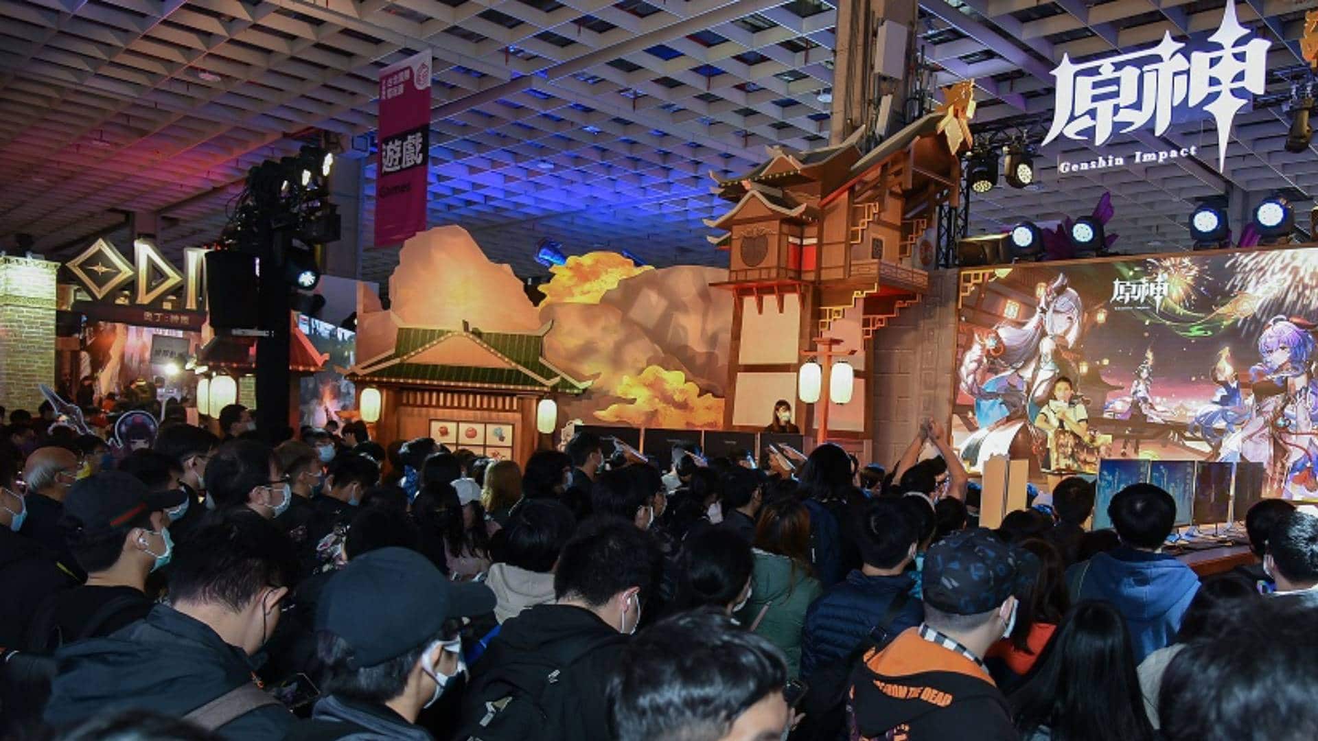 Taipei Game Show robots covid 19