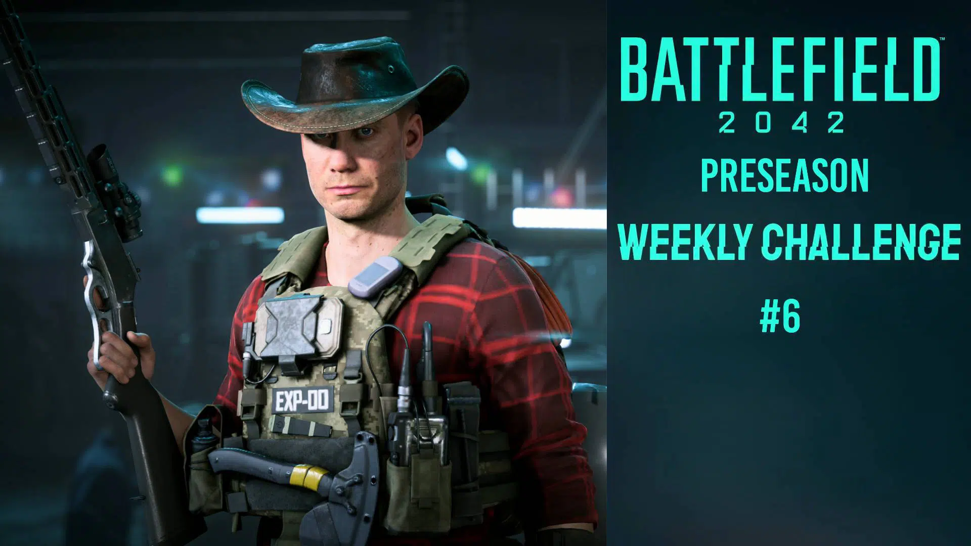 Battlefield 2042 Weekly Reset Challenge #6 (Jan 13 - Jan 20) Reward: MacKay's Great Outdoor Outfit