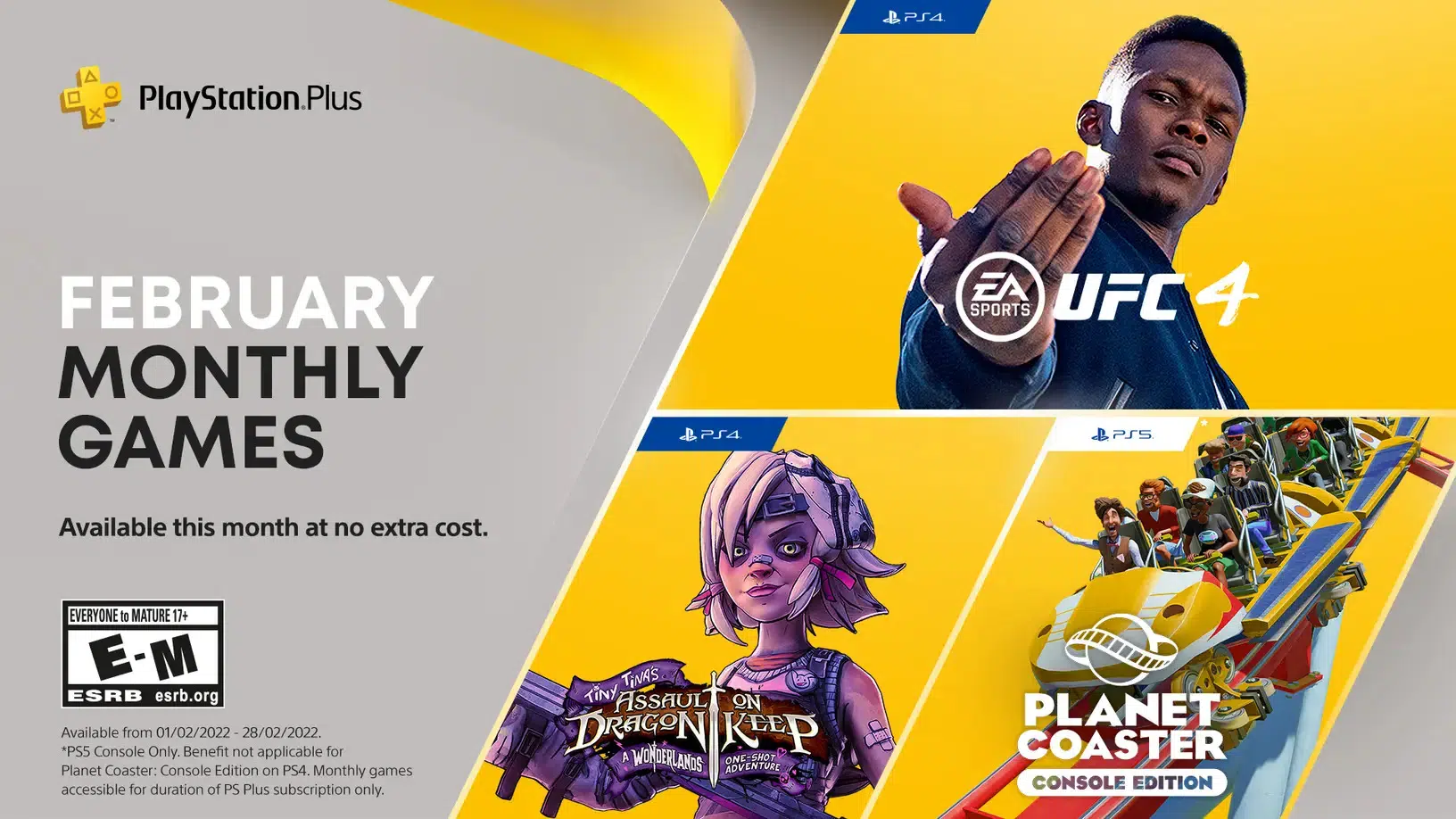 PlayStation Plus February Free Games