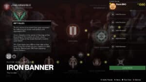 Destiny 2 New Iron Banner Challenges