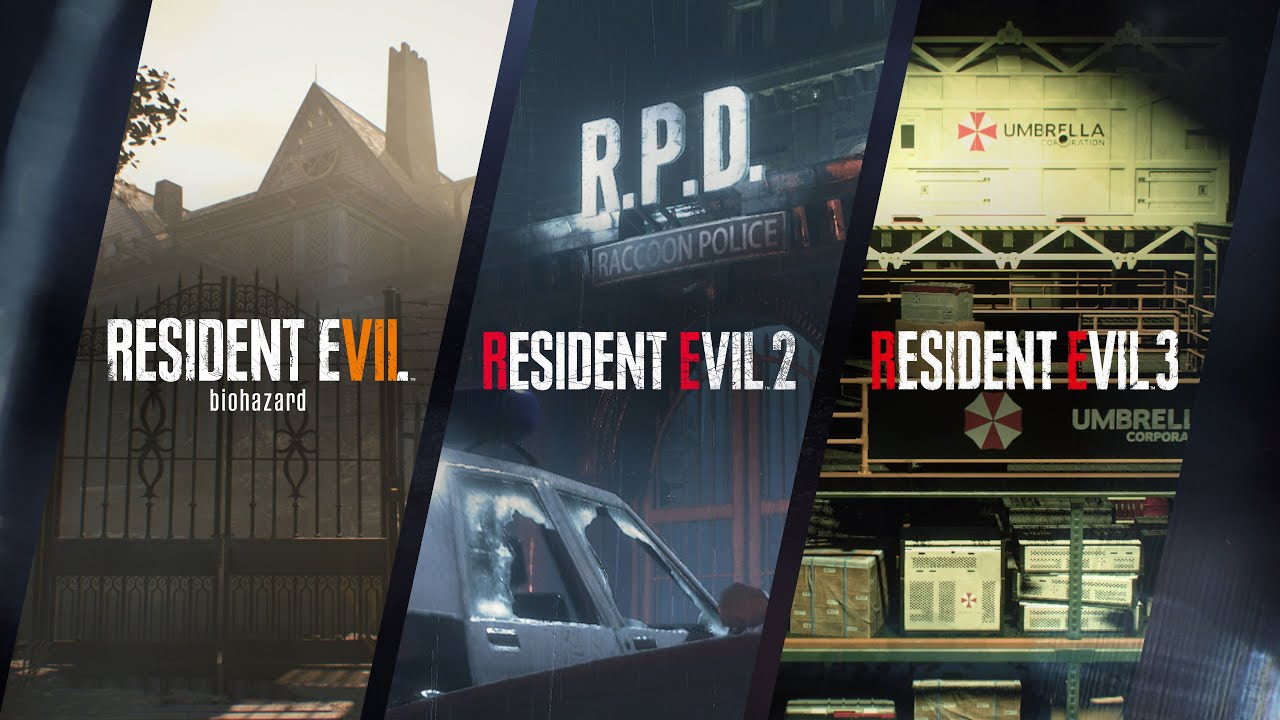 Resident Evil 2, Resident Evil 3 & Resident Evil 7 PS5