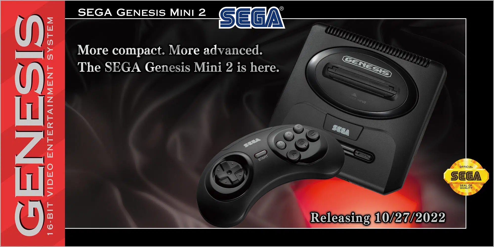 Sega Genesis Mini 2 Packshot