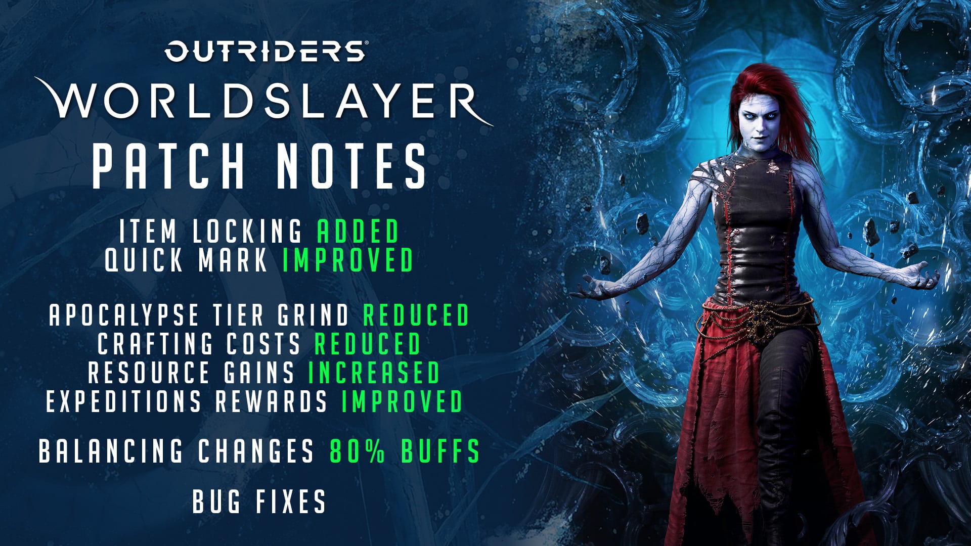 Outriders Update 1.23