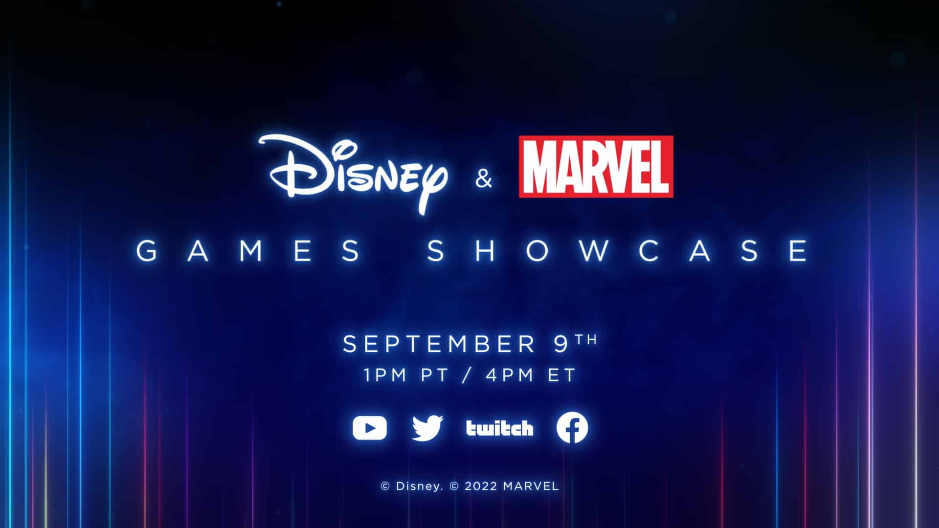 Disney & Marvel Games Showcase stream