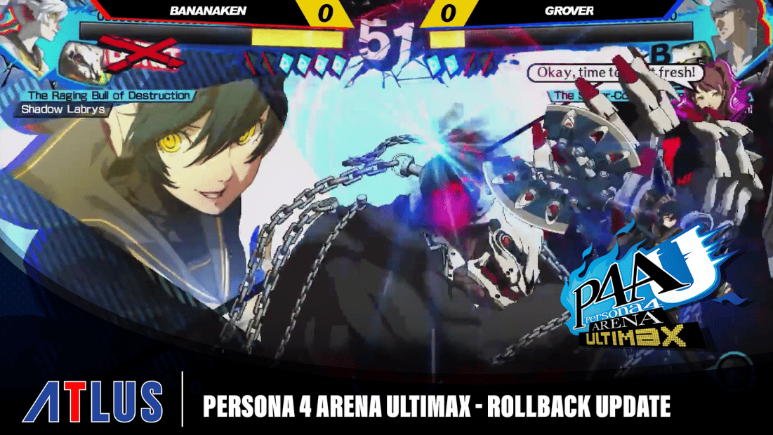 Persona 4 Arena Ultimax Update 1.01