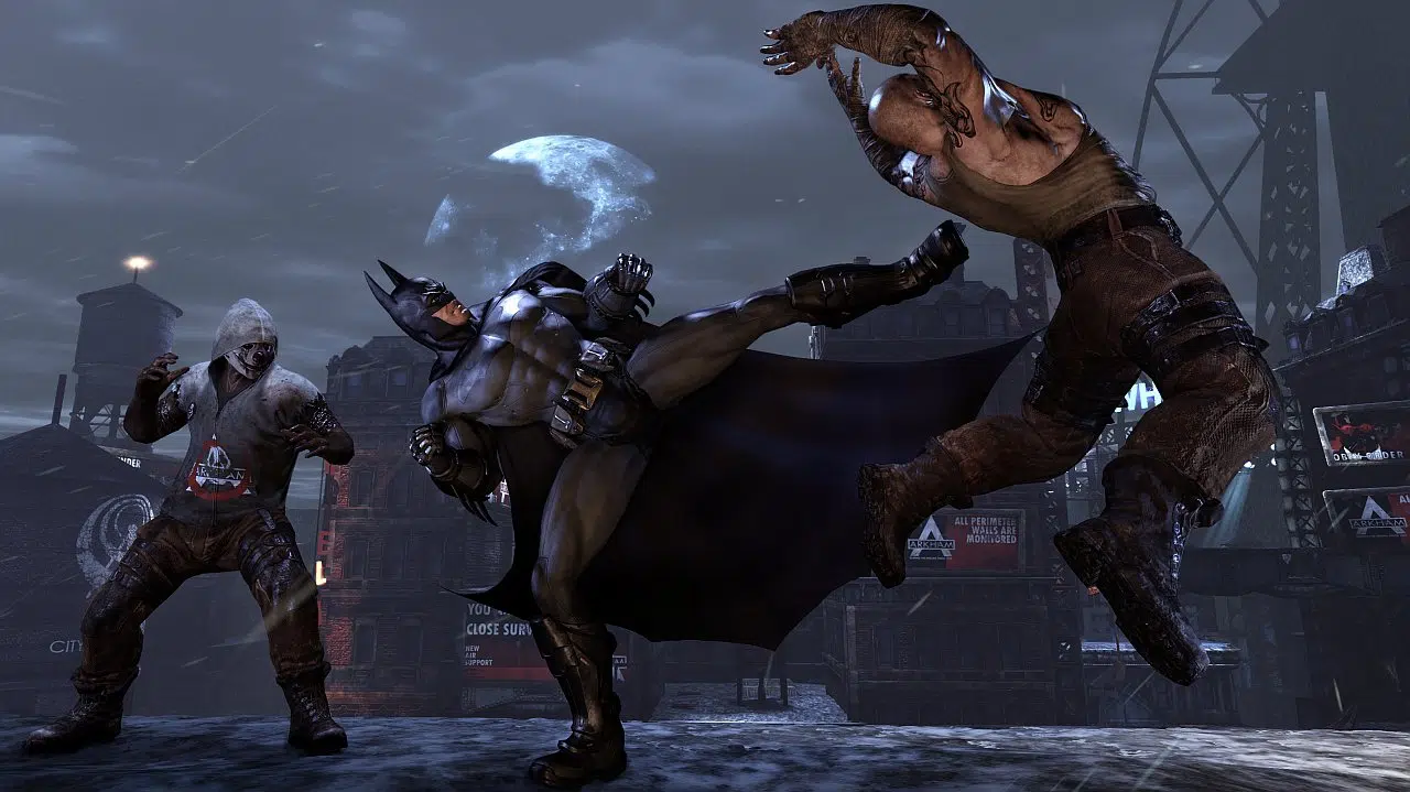 Batman Arkham City's intense combat