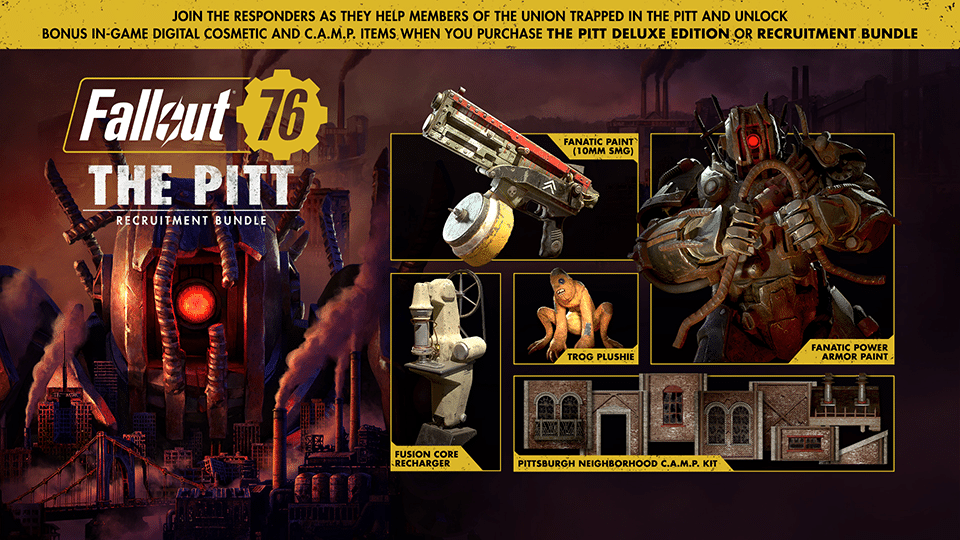 Fallout 76 Update 1 66 Deployed For The Pitt This September 13
