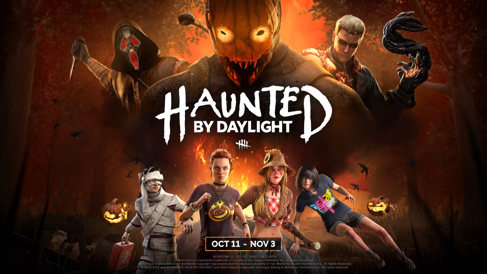 Dead by Daylight Halloween Festivities "Haunted by Daylight" Kicks Off