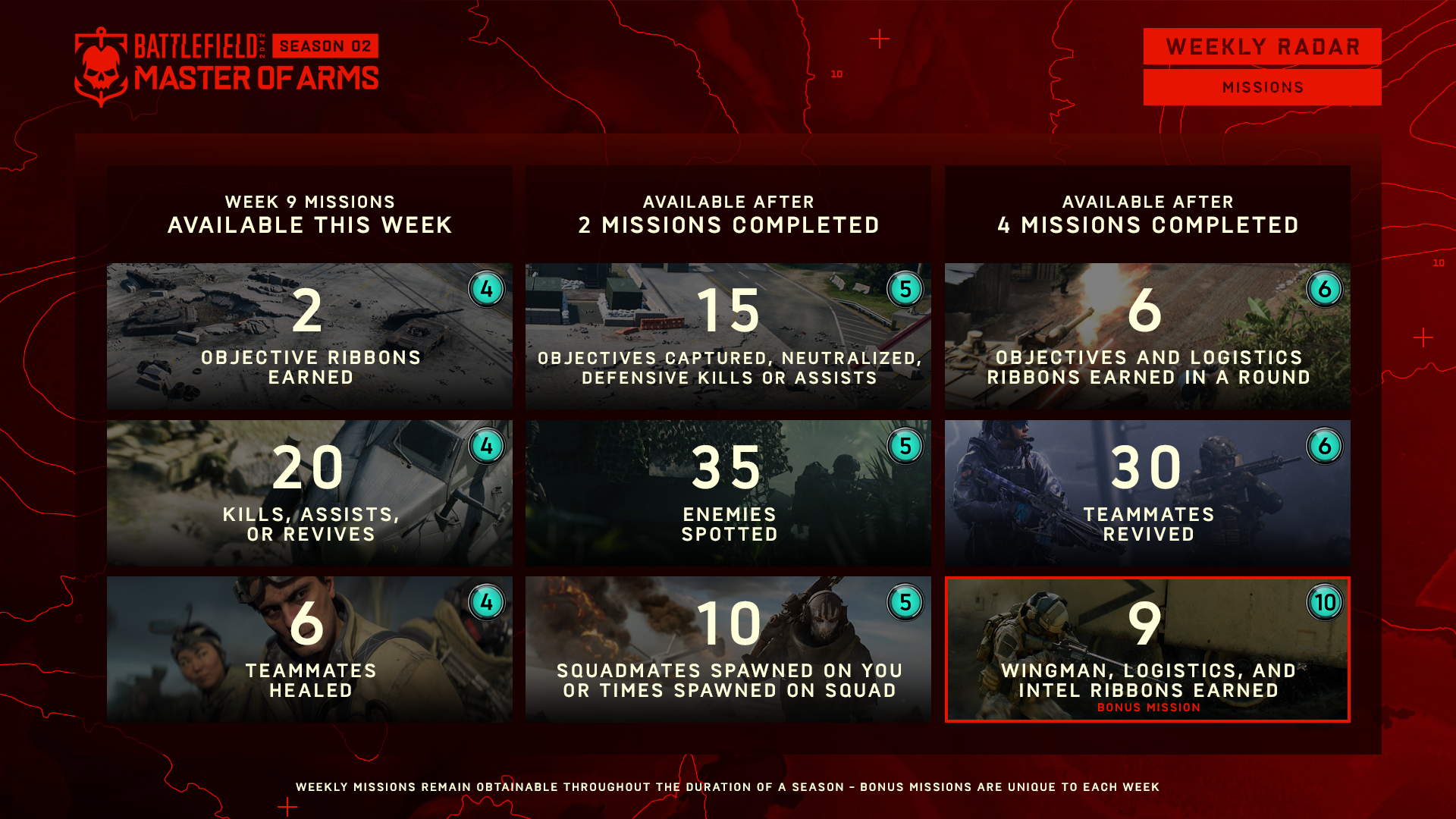 Battlefield 2042 weekly missions for October 25