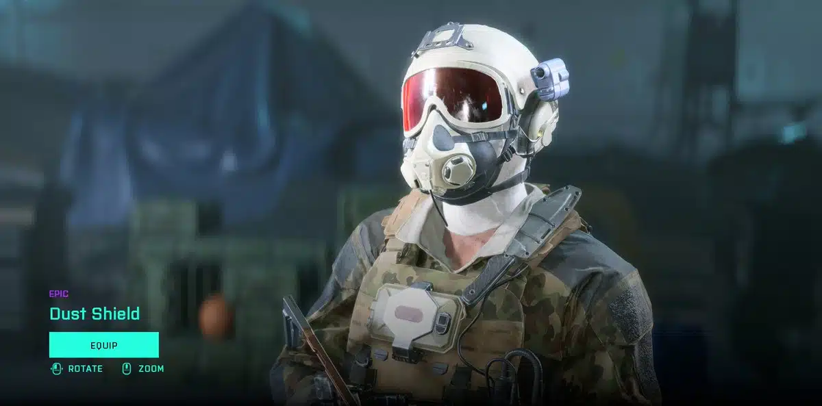 Battlefield 2042 "Dust Shield" Headgear