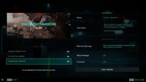 Battlefield 2042 Persistent Servers