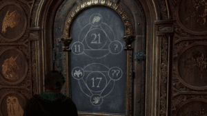 hogwarts legacy number door puzzle