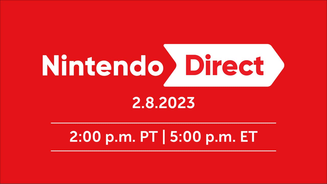 Next Nintendo Direct Set for February 8 at 5PM ET/2PM PT