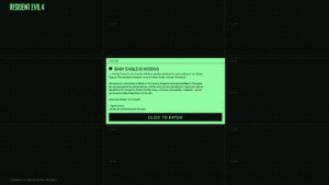 resident evil 4 remake baby eagle is missing