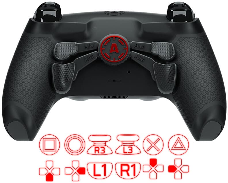 Ricambio Paddle/paddle Per PS5 AIM Controller V3 - Ergonomico Con Garanzia A Vita