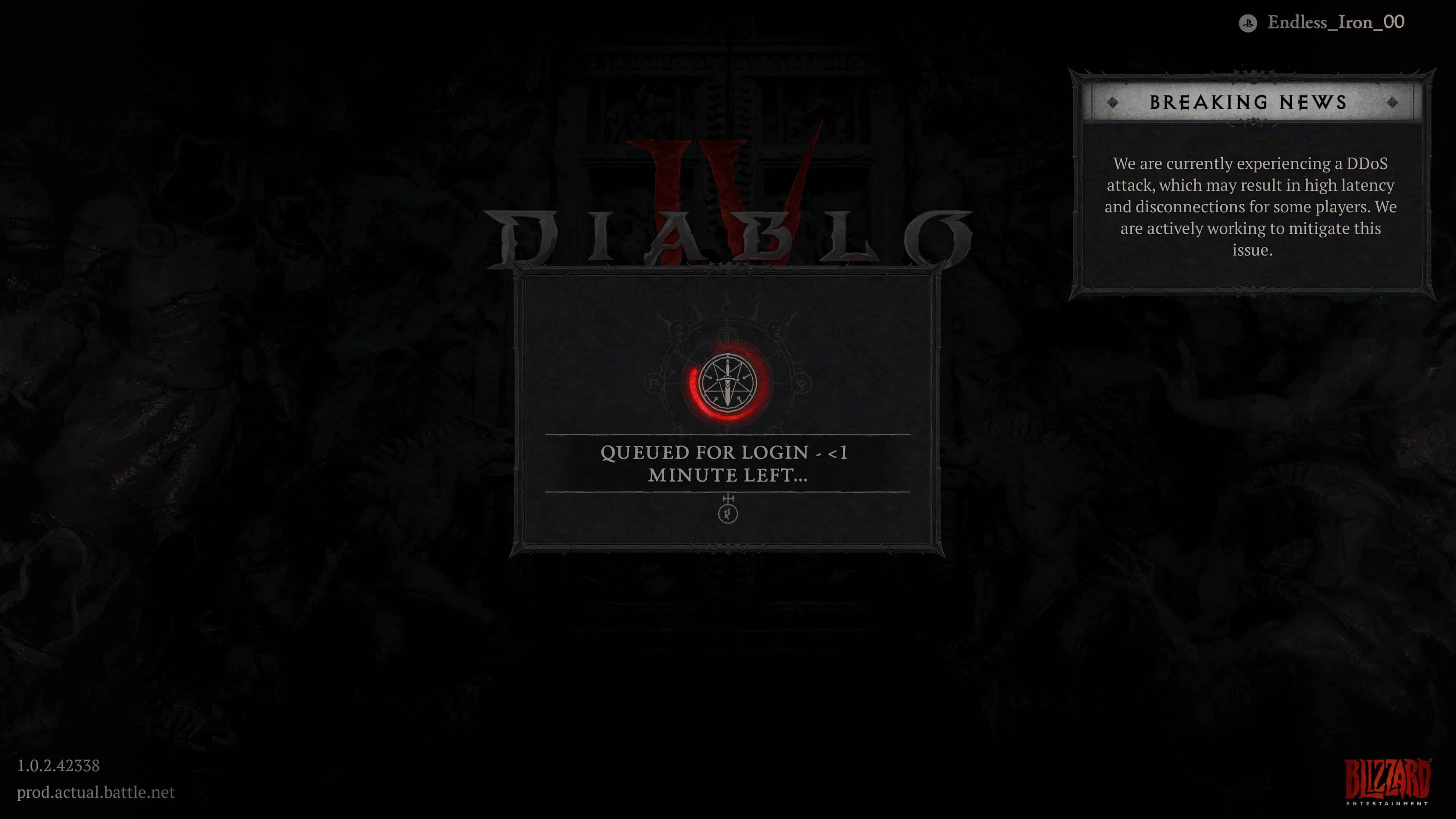 Diablo 4 Down