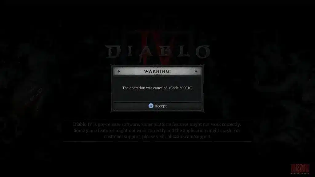 Diablo 4 Down le 21 juillet