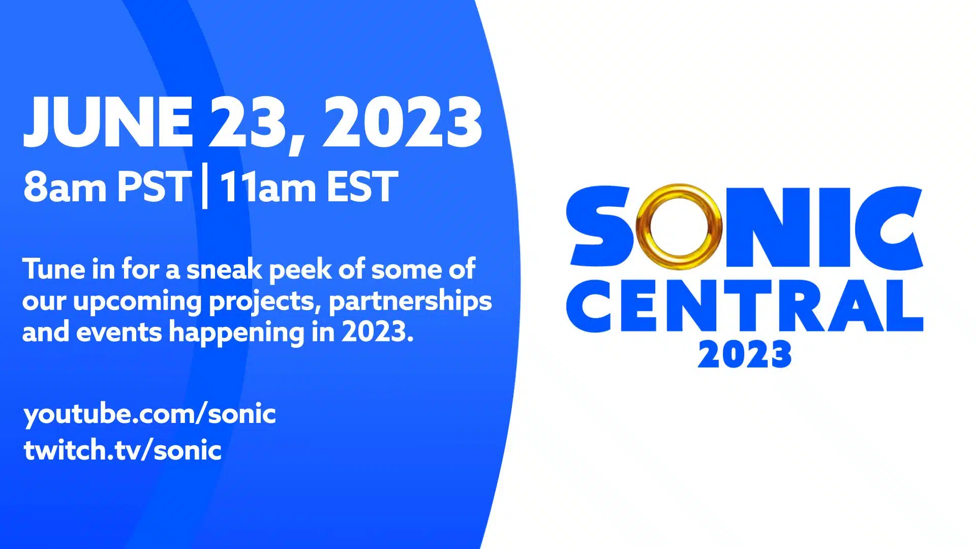 sonic central 2023